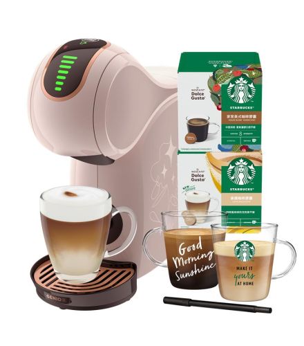 Genio S Share 小精靈咖啡機 歡聚分享組(摩卡玫瑰)