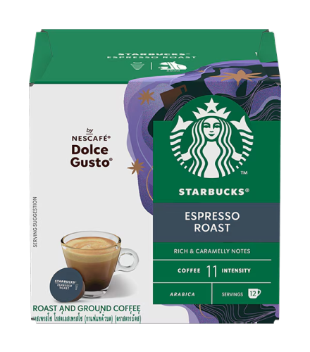 星巴克濃縮烘焙義式咖啡｜雀巢膠囊咖啡