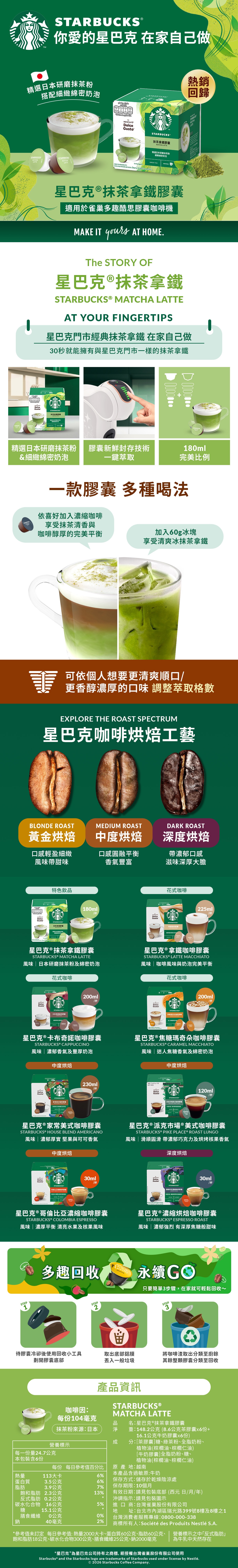 NDG Page SBX 抹茶拿鐵膠囊