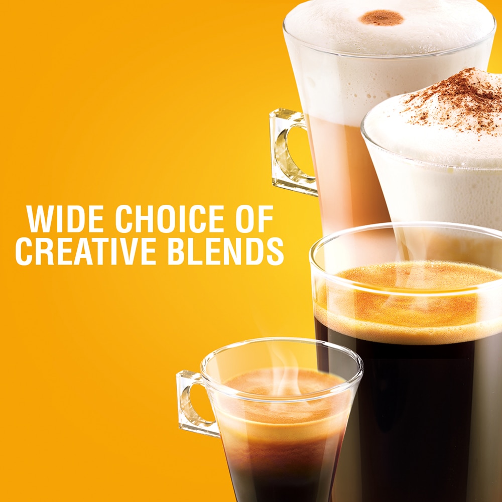 wide choice of creative blends for coffee